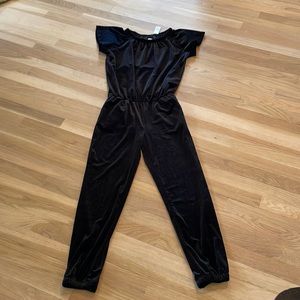 Gap velvet jumpsuit